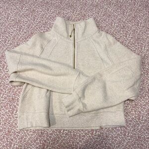 Lululemon Half Zip Scuba Funnel Crop